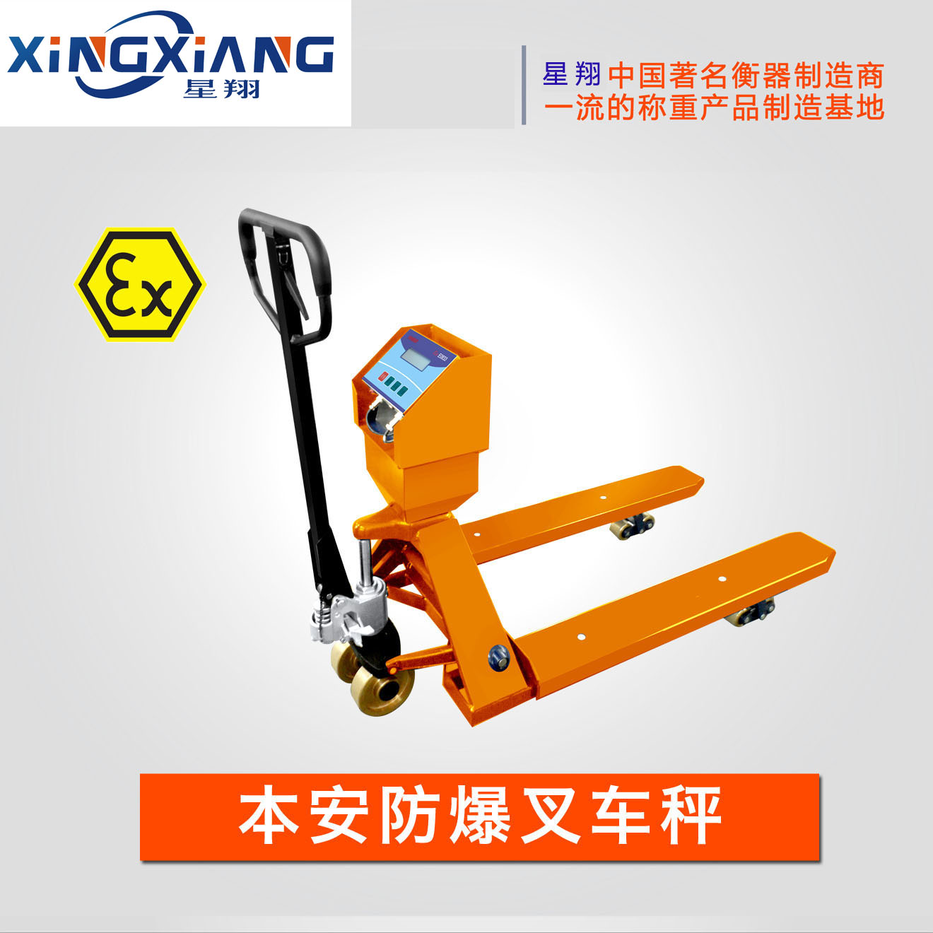 Intrinsic safety explosion-proof forklift scale